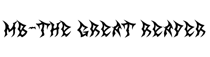 MB-The Great Reaper  Fuentes Gratis Descargar