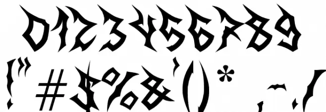 MB-The Great Reaper Font OTHER CHARS