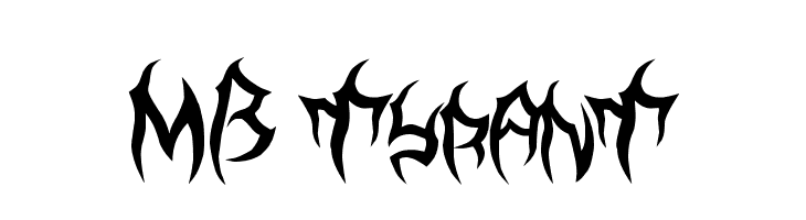 MB TyranT  Descarca Fonturi Gratis