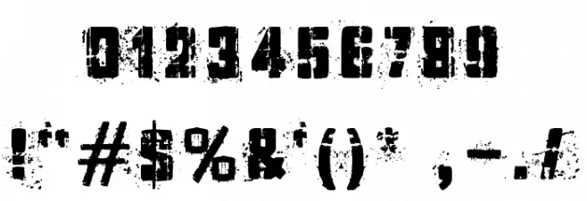 MB Underground Font OTHER CHARS