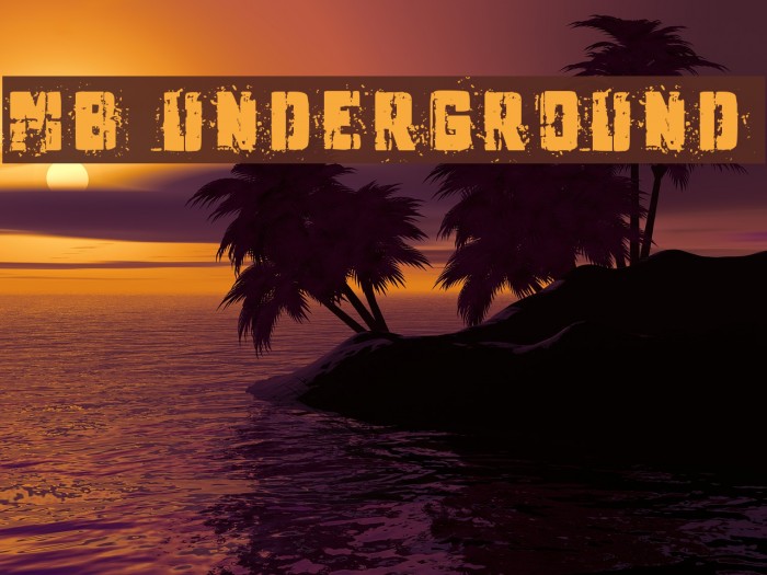 MB Underground Font examples