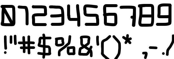 MBBlockType Font OTHER CHARS