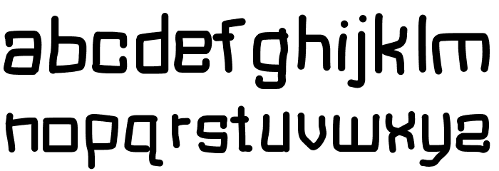 MBBlockType Font LOWERCASE