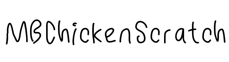 MBChickenScratch  नि: शुल्क फ़ॉन्ट्स डाउनलोड