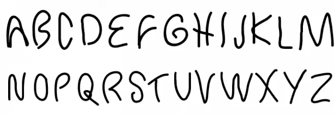 MBChickenScratch Schriftart Groß