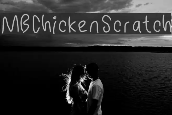 MBChickenScratch Font examples