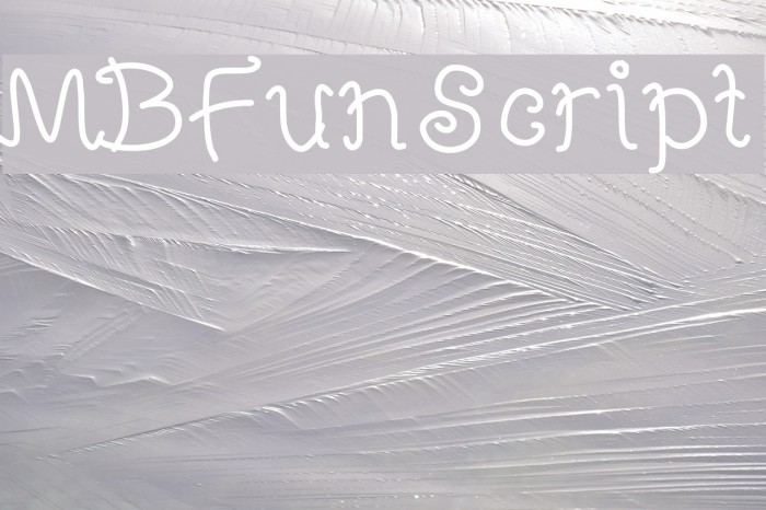 MBFunScript Font examples