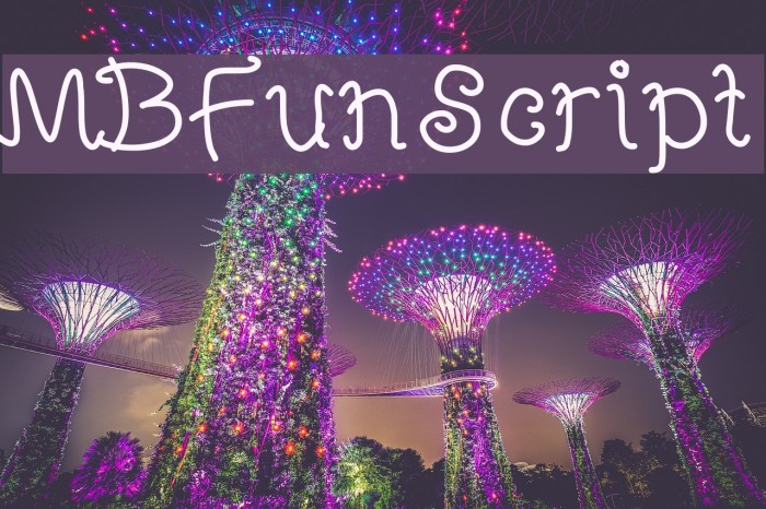 MBFunScript Font examples