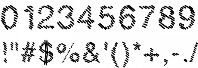 MBHatch Font OTHER CHARS