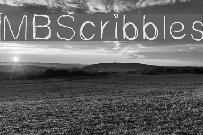 MBScribbles Font examples