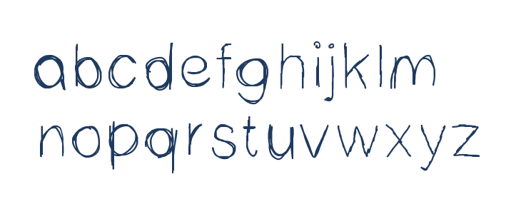 MBScribbles Lowercase