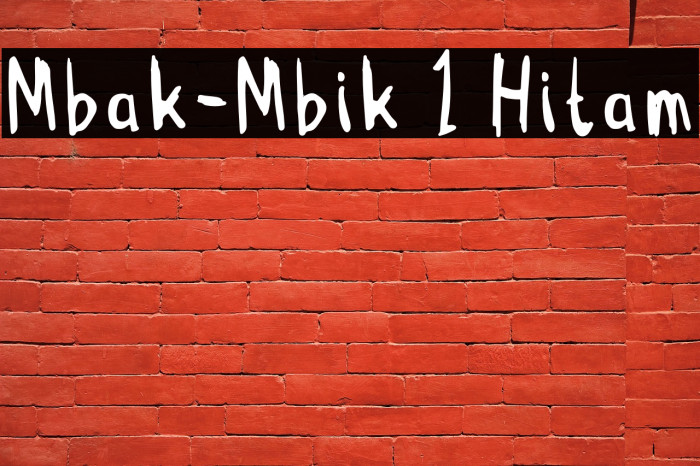 Mbak-Mbik 1 Hitam Example 1