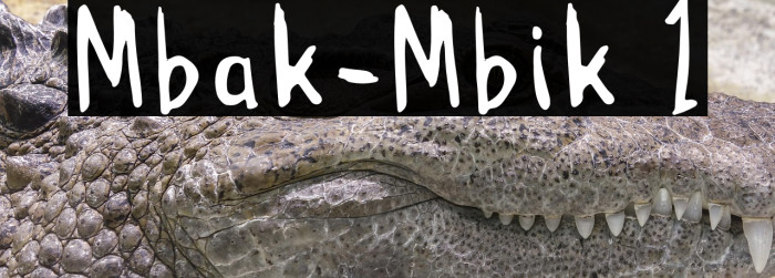 Mbak-Mbik 1 Example 2