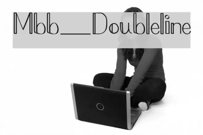 Mbb_Doubleline Font examples