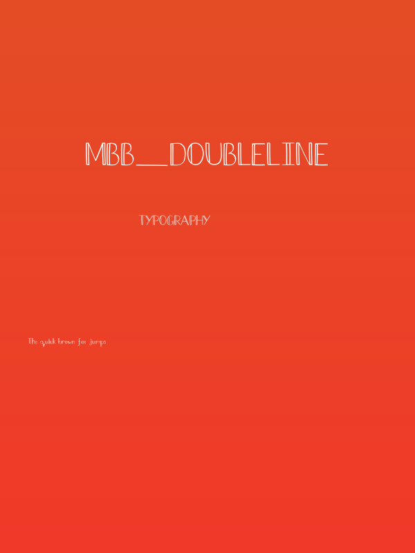 Mbb_Doubleline Poster