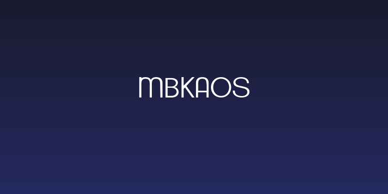 Mbkaos Social Header