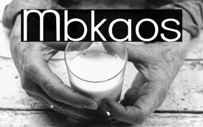Mbkaos Font examples