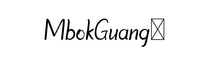 Mbok Guang 2  Descarca Fonturi Gratis