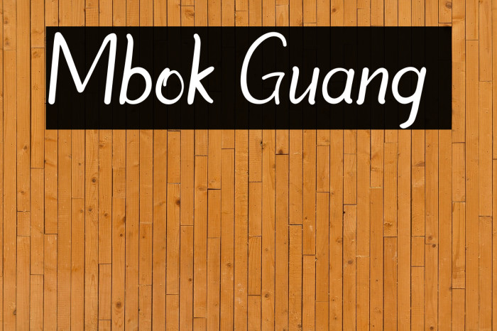 Mbok Guang 2 Example 1