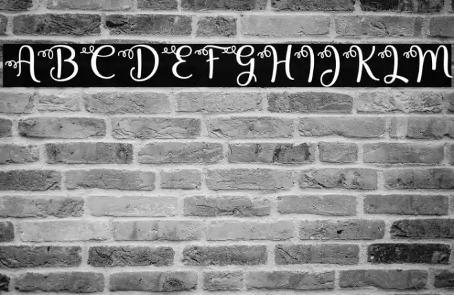 mbak Endang Love Font examples