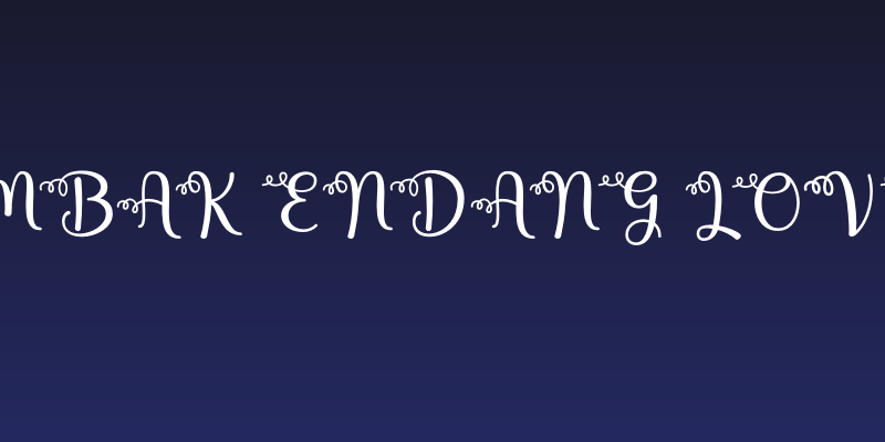 mbak Endang Love Social Header