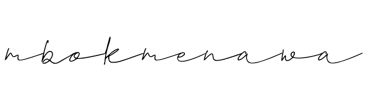 mbokmenawa  Free Fonts Download