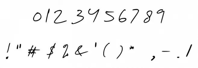 mbokmenawa Font OTHER CHARS