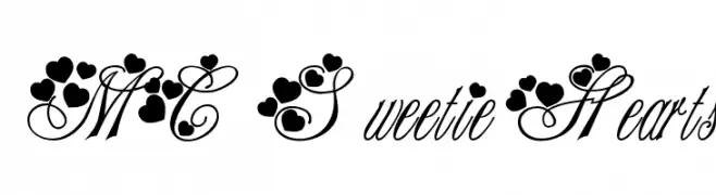 MC Sweetie Hearts  Frei Schriftart Herunterladen