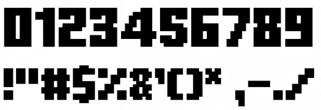 MC Ten Lowercase Alt Regular خط محارف أخرى