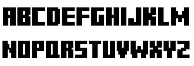 MC Ten Lowercase Alt Regular Fonte MAIÚSCULAS