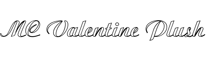MC Valentine Plush Font