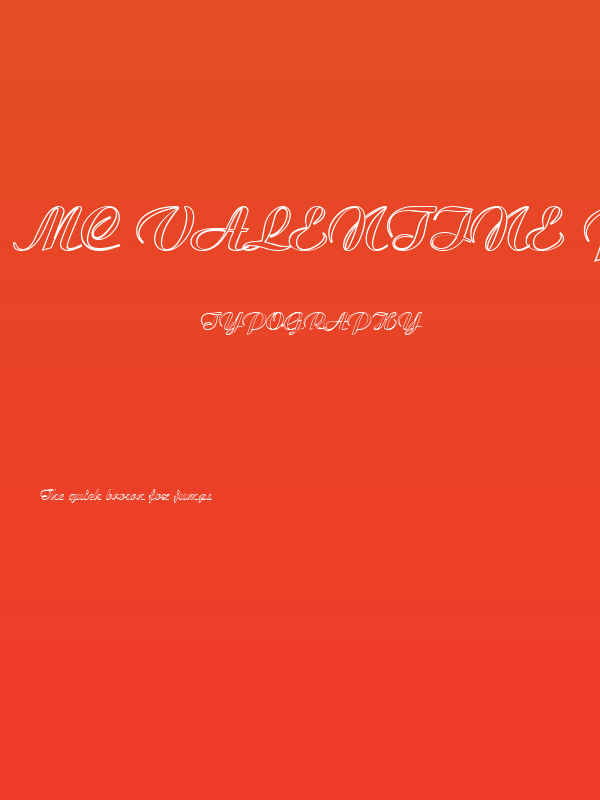 MC Valentine Plush Poster