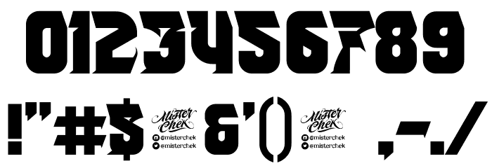 MCF Joker Font OTHER CHARS