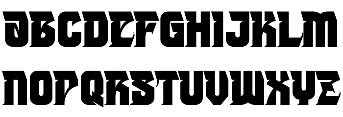 MCF Joker Font LOWERCASE