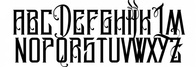 MCF Legion of Darwin Font Litere mari