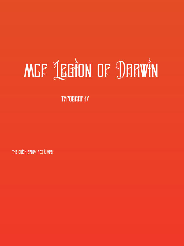 MCF Legion of Darwin Poster