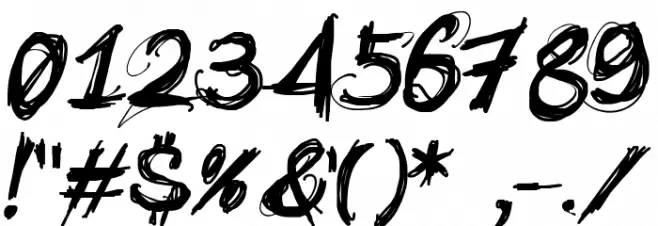 MCF Mudster Font OTHER CHARS