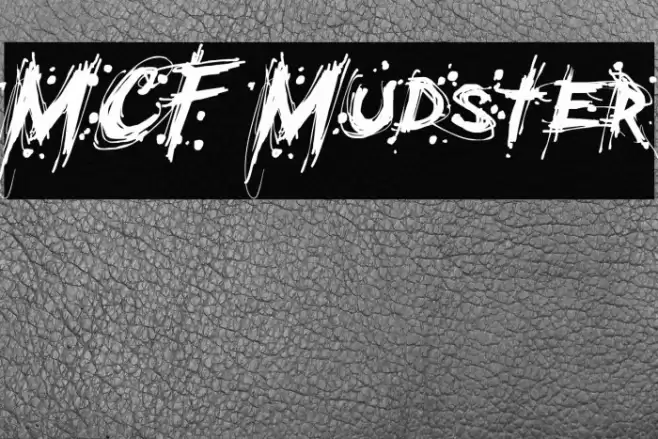 MCF Mudster Font examples