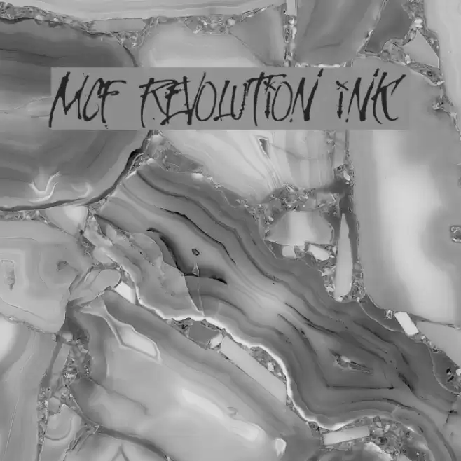 MCF Revolution ink Font examples