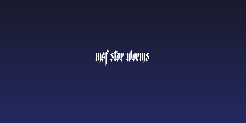 MCF Star Worms Social Header
