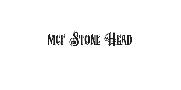 MCF Stone Head Logo