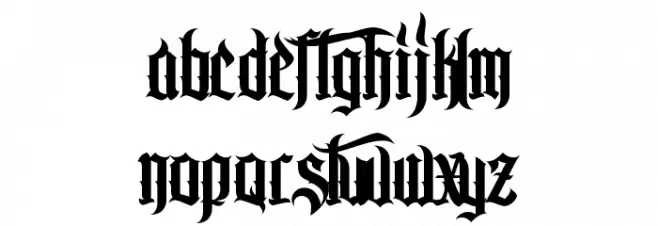 MCF bad manners wild west Schriftart Groß