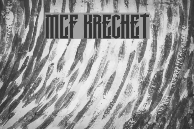 MCF krechet Font examples