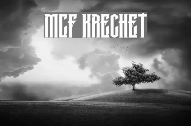 MCF krechet Font examples