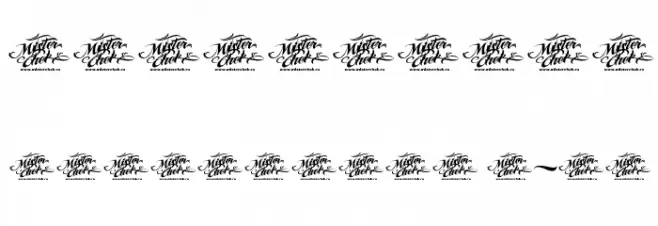 MCF zelfis Font OTHER CHARS