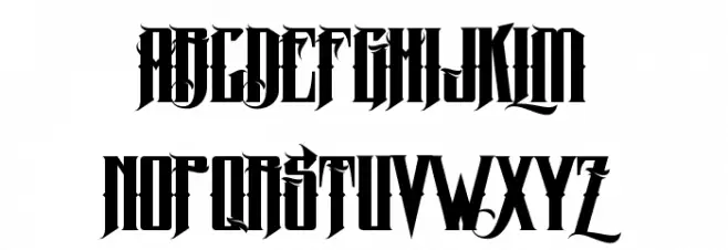 MCF zelfis Schriftart Groß