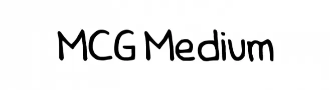 MCG Medium  les polices de caractères gratuit tlcharger