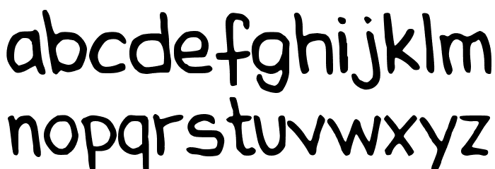 MCG Medium Font LOWERCASE
