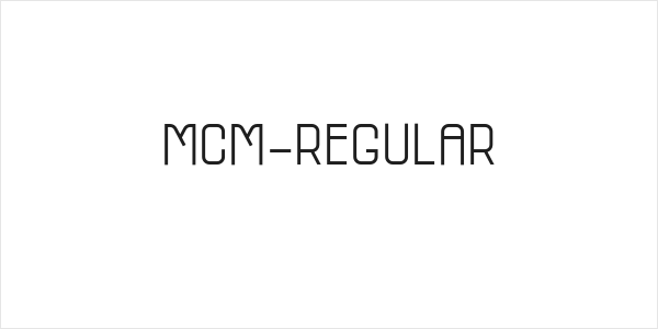MCM-Regular Logo