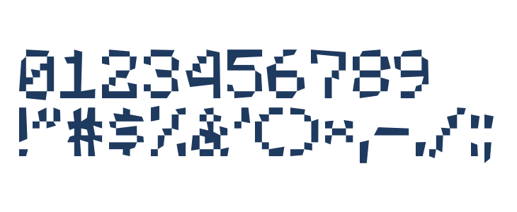 MCPEfont Regular Other Characters